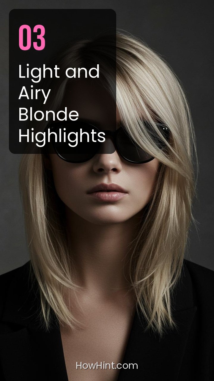 2. Light and Airy Blonde Highlights