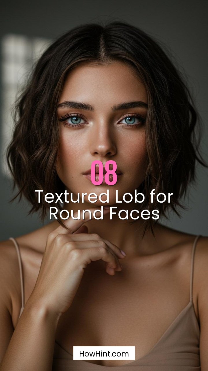 Textured Lob for Round Faces