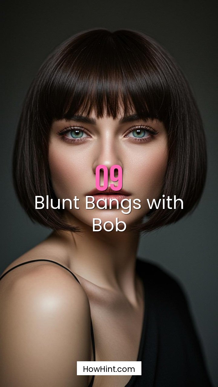 Blunt Bangs with Bob