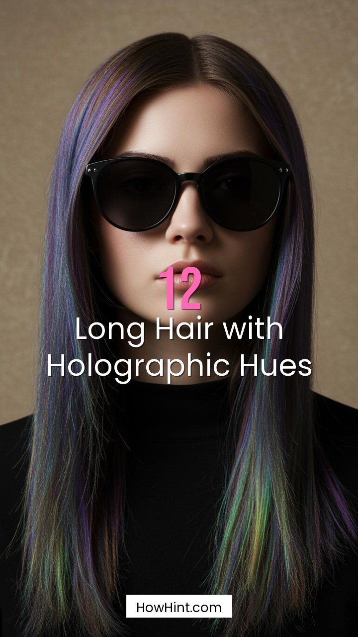Long Hair with Holographic Hues