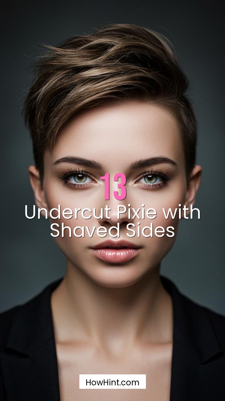 Undercut Pixie with Shaved Sides
