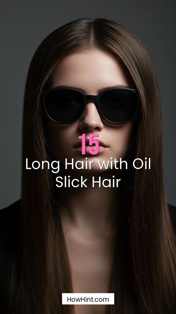 Long Hair with Oil Slick Hair