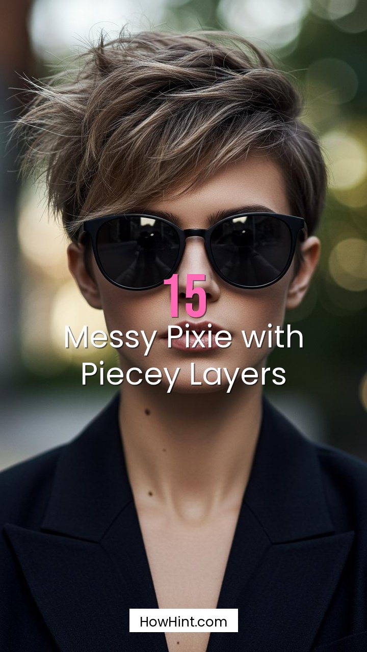 Messy Pixie with Piecey Layers