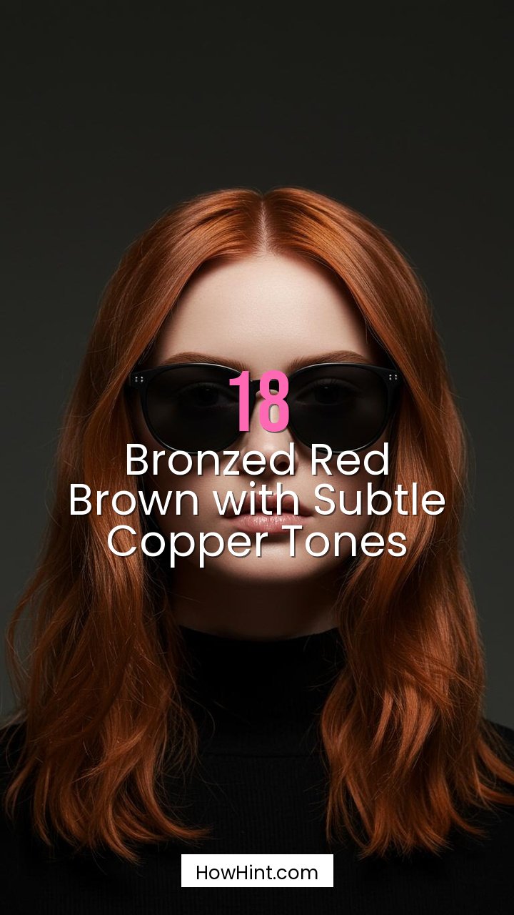 Bronzed Red Brown with Subtle Copper Tones