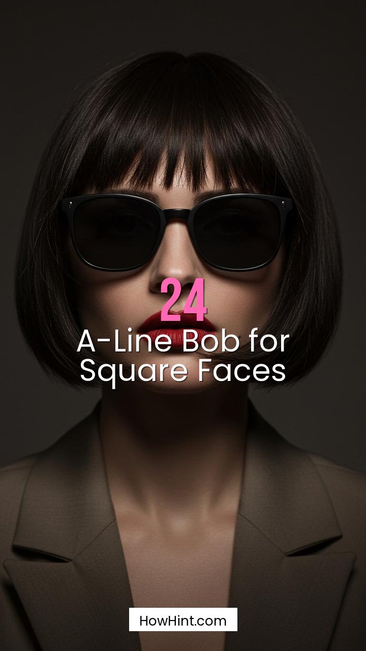 A-Line Bob for Square Faces