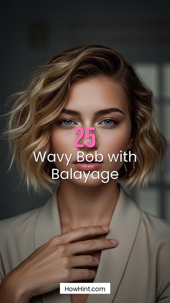 Wavy Bob with Balayage