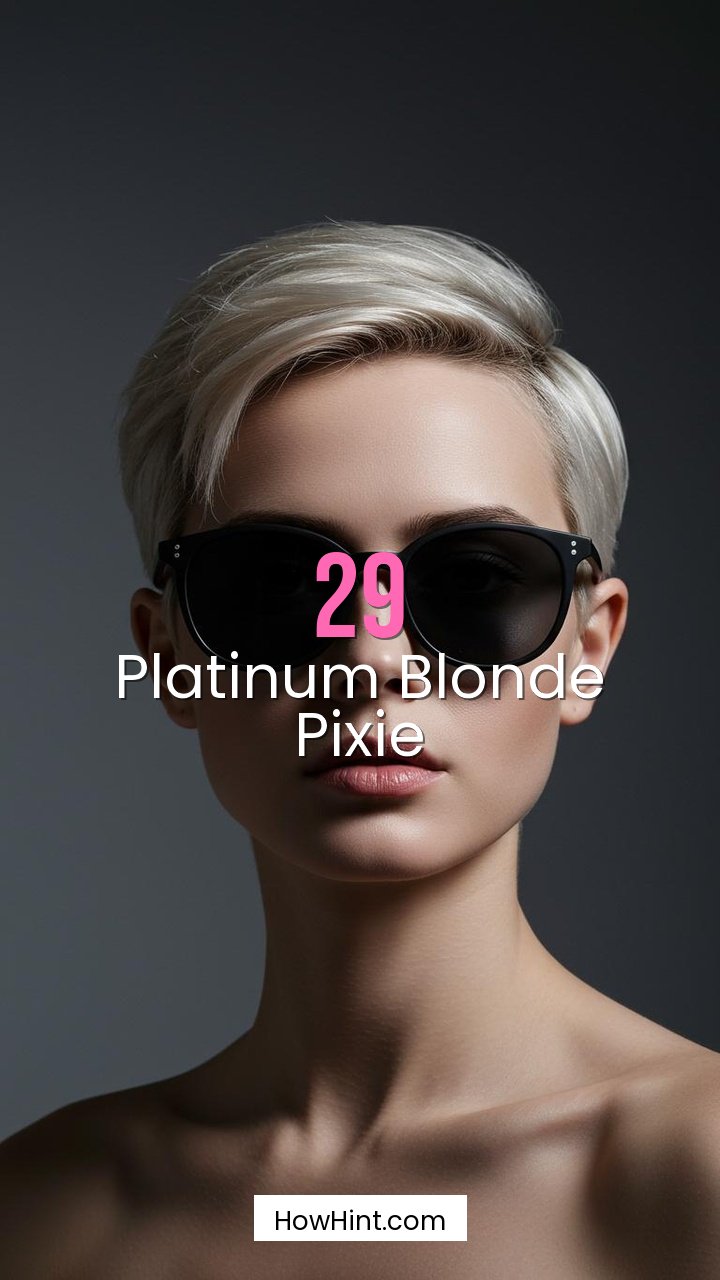 Platinum Blonde Pixie