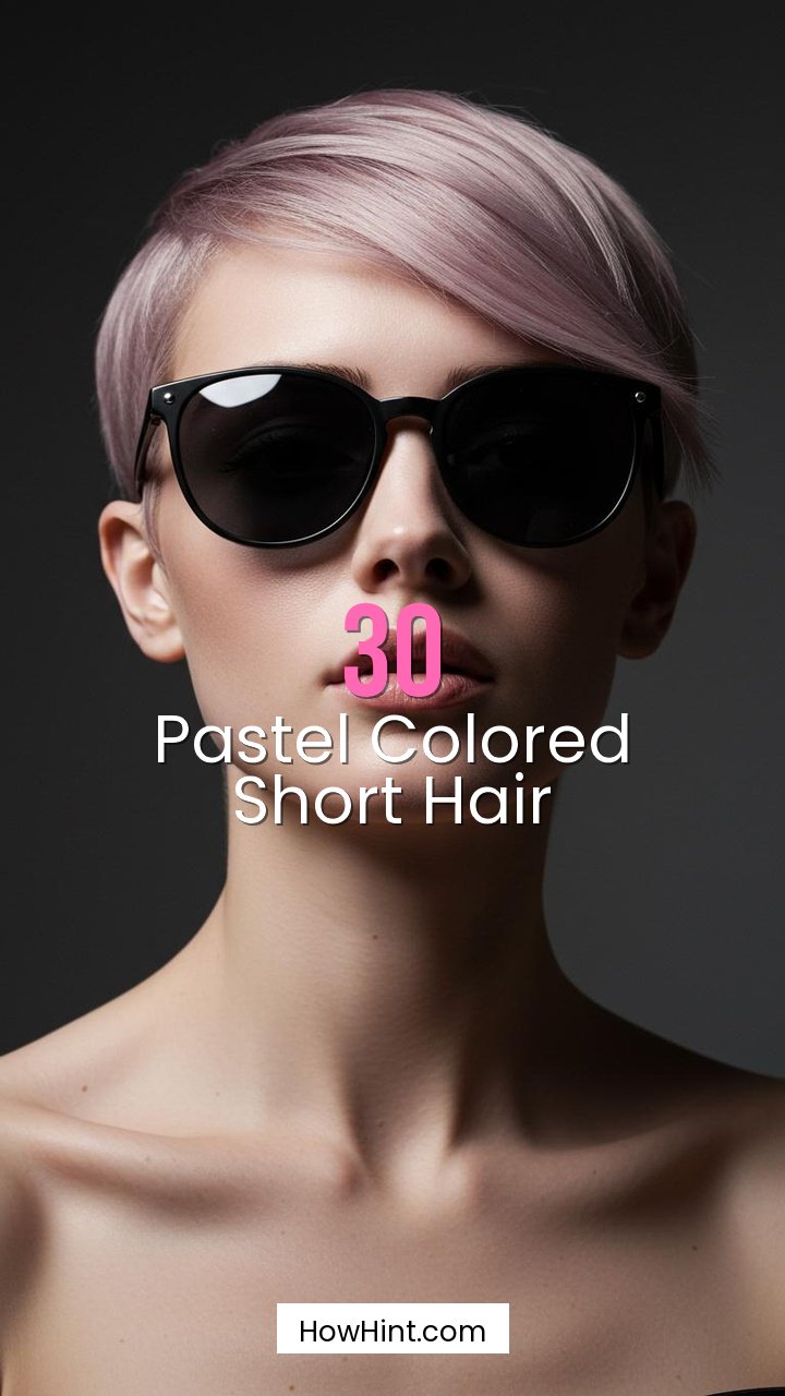 Pastel Colored Short Hair