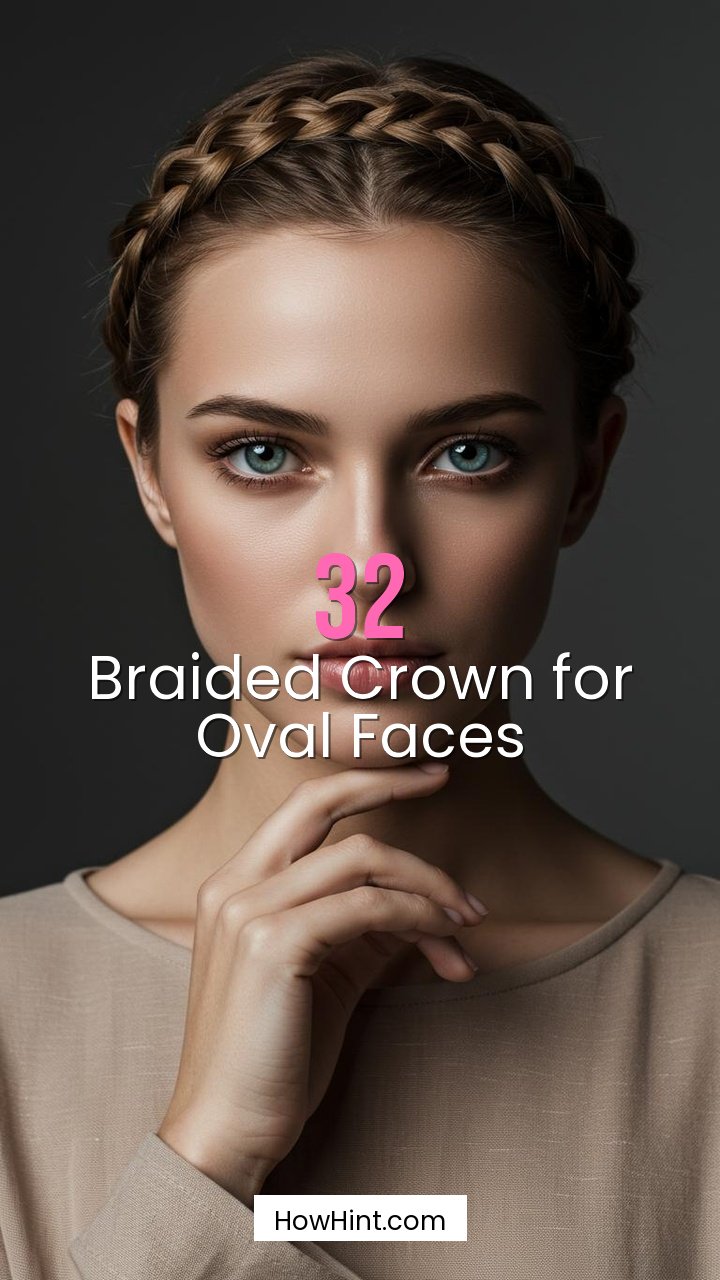 Braided Crown for Oval Faces