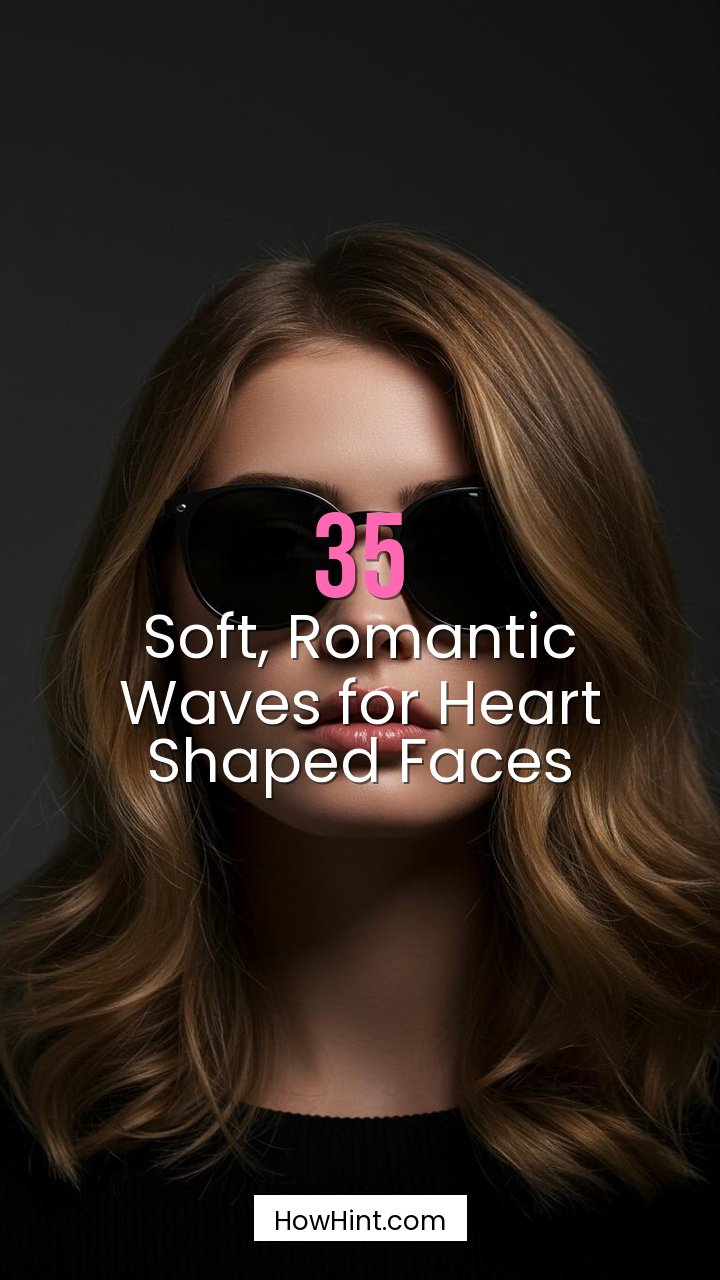Soft, Romantic Waves for Heart Shaped Faces