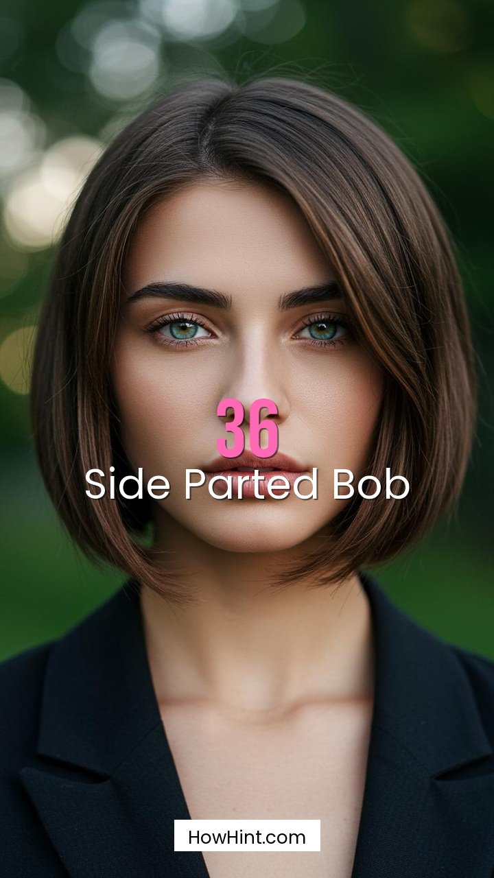 Side Parted Bob