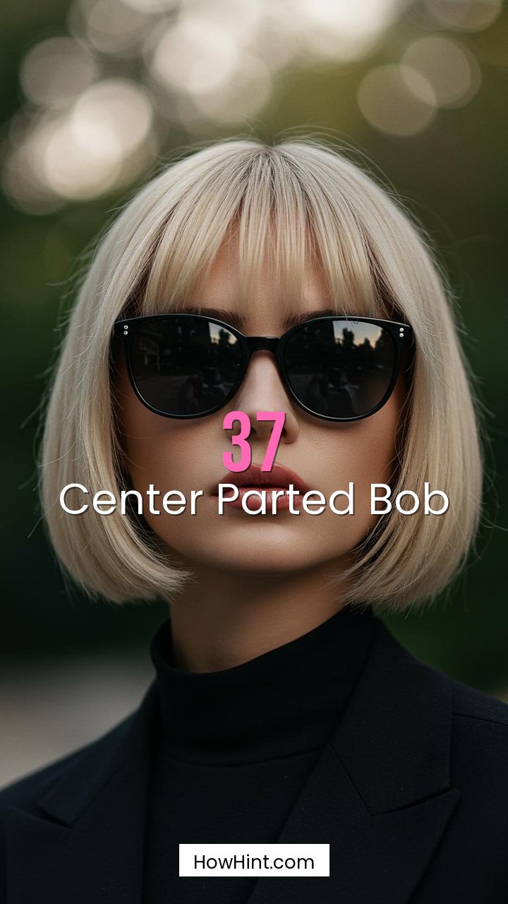 Center Parted Bob