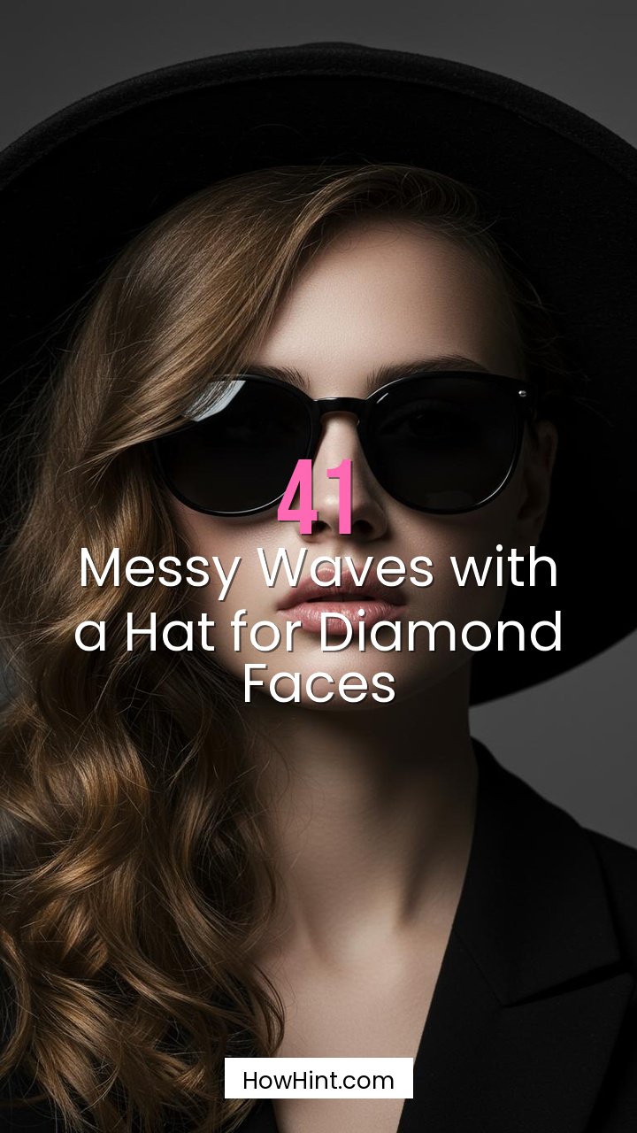 Messy Waves with a Hat for Diamond Faces