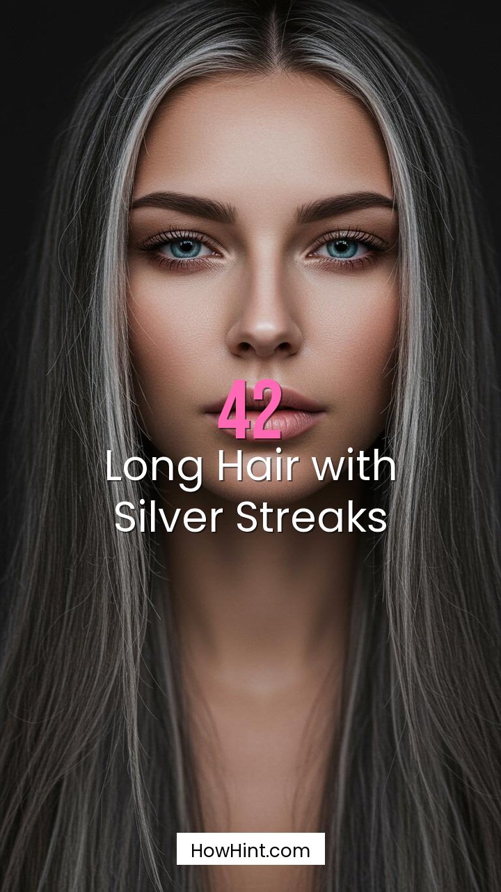 Long Hair with Silver Streaks
