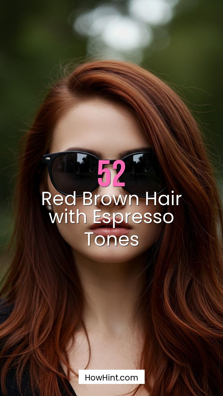 Red Brown Hair with Espresso Tones