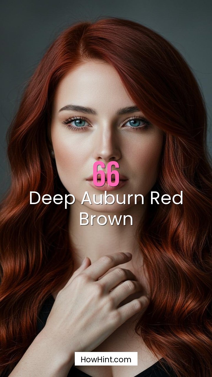 Deep Auburn Red Brown