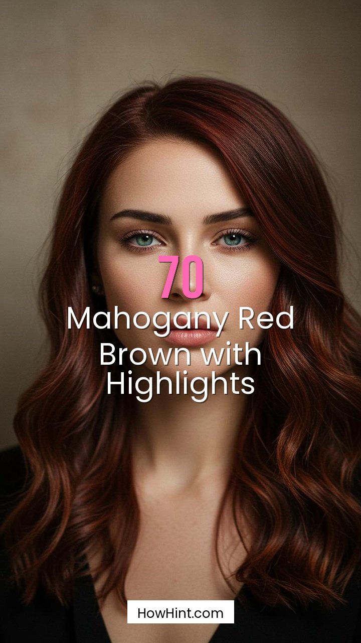 Mahogany Red Brown with Highlights